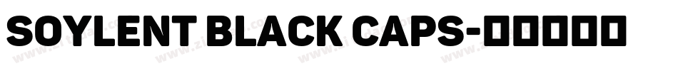 Soylent Black CAPS字体转换